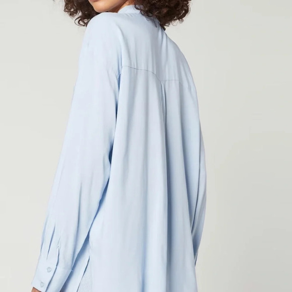 Leni Klum x About You Women's Long Sleeve Button Down Oversize Viscose Shirt M/L - Picture 3 of 14